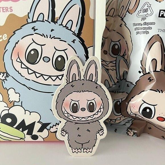 100% Authentic Pop Mart Labubu Exciting Macaron Sesame Bean - Picture 3 of 6